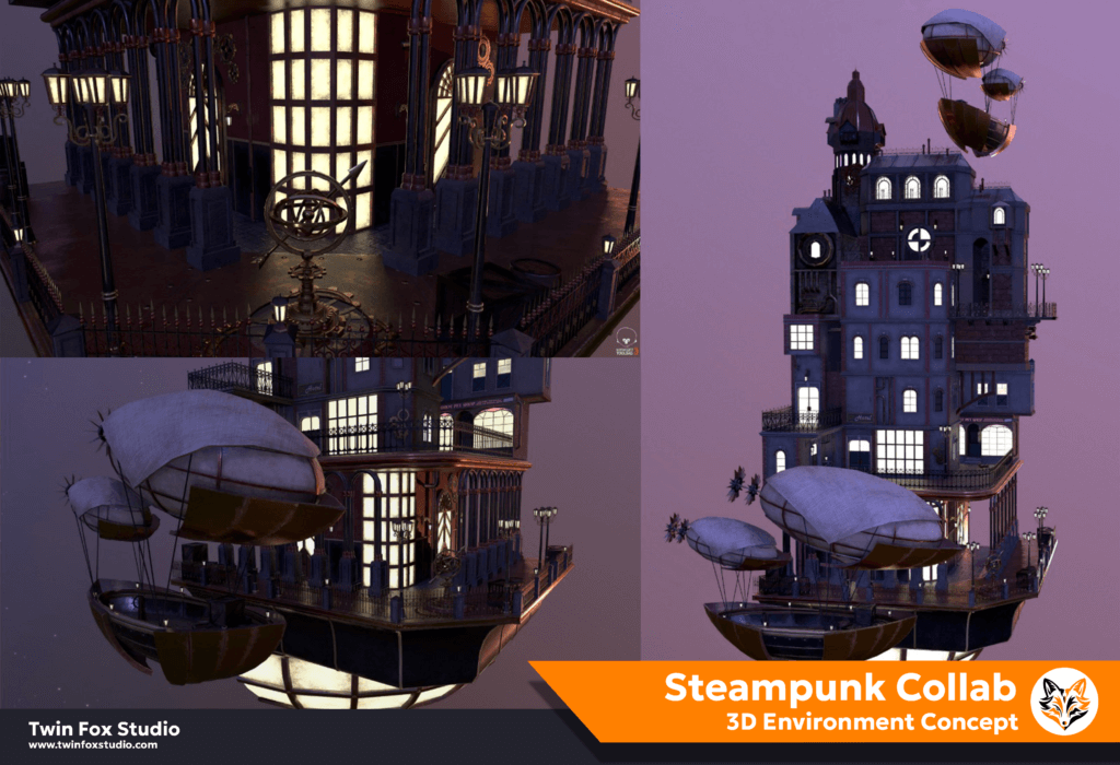 Steampunk 3D Concept