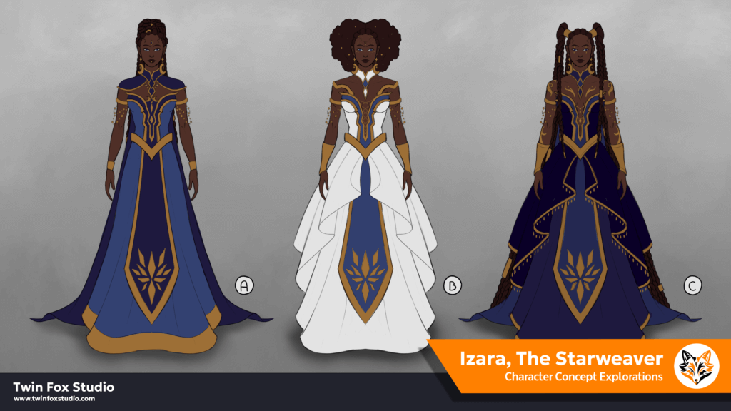 Izara, The Starweaver-Character Concept Exploration
